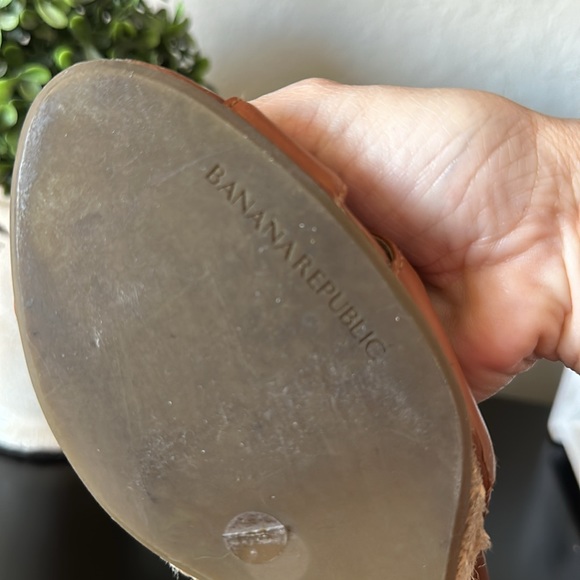 Banana Republic Women’s Brand Wedge Sandals - Size 6M - Picture 5 of 7